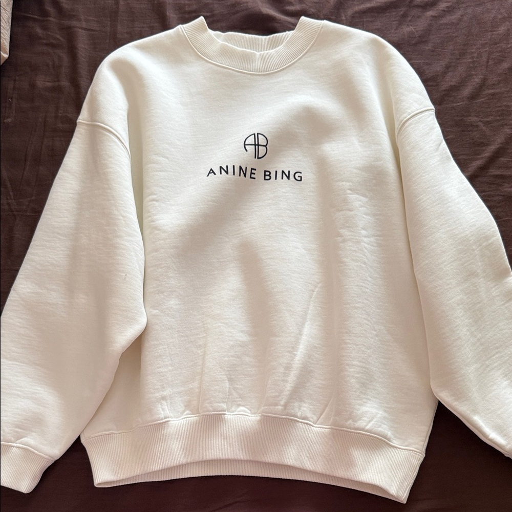Anine Bing White Sweatshirt